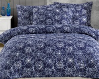 Bavlnn satn Mirabel blue